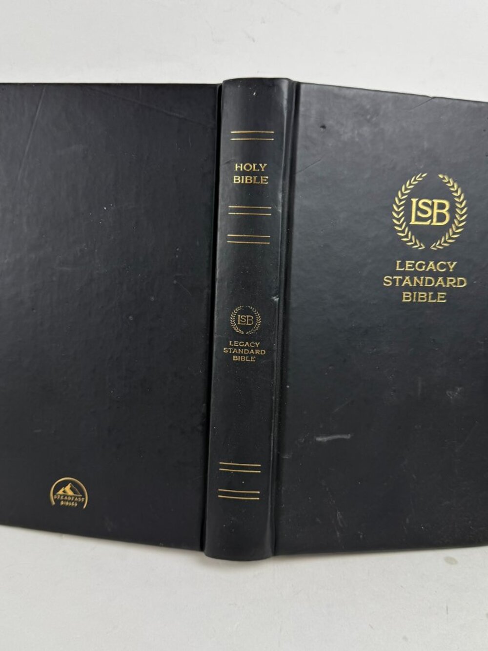 Legacy Standard Bible LSB Steadfast Bibles Black Hardcover Handwriting Writing